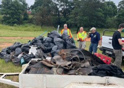 White River nature reserve cleanup