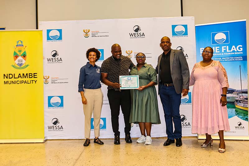 10 years Blue Flag status Hibberdene Beach