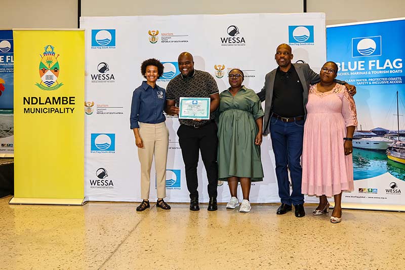 15 Year Blue Flag status Umzumbe Beach