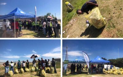 Green Rising in action: Youth collect over 220kgs/90 bags of waste during Khayelitsha community clean-up