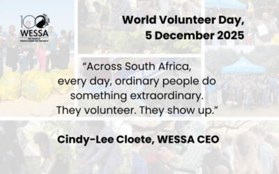 World Volunteer Day, 5 December 2025: Message from WESSA CEO