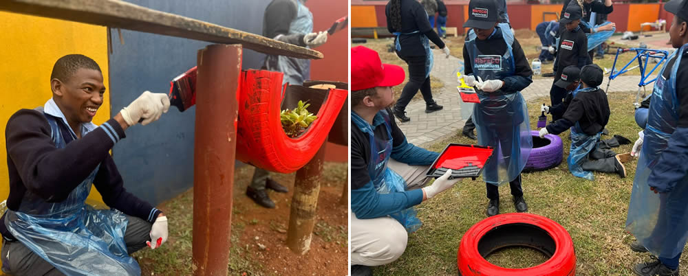 Learners at Ezibeleni Orthopaedic Home and School for the Physically Disabled get involved