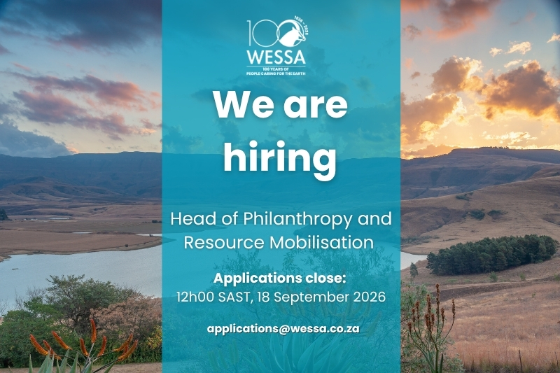 Vacancy: Head of Philanthropy & Resource Mobilisation at WESSA