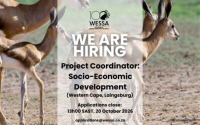 Join our Team: Project Coordinator: Socio-Economic Development